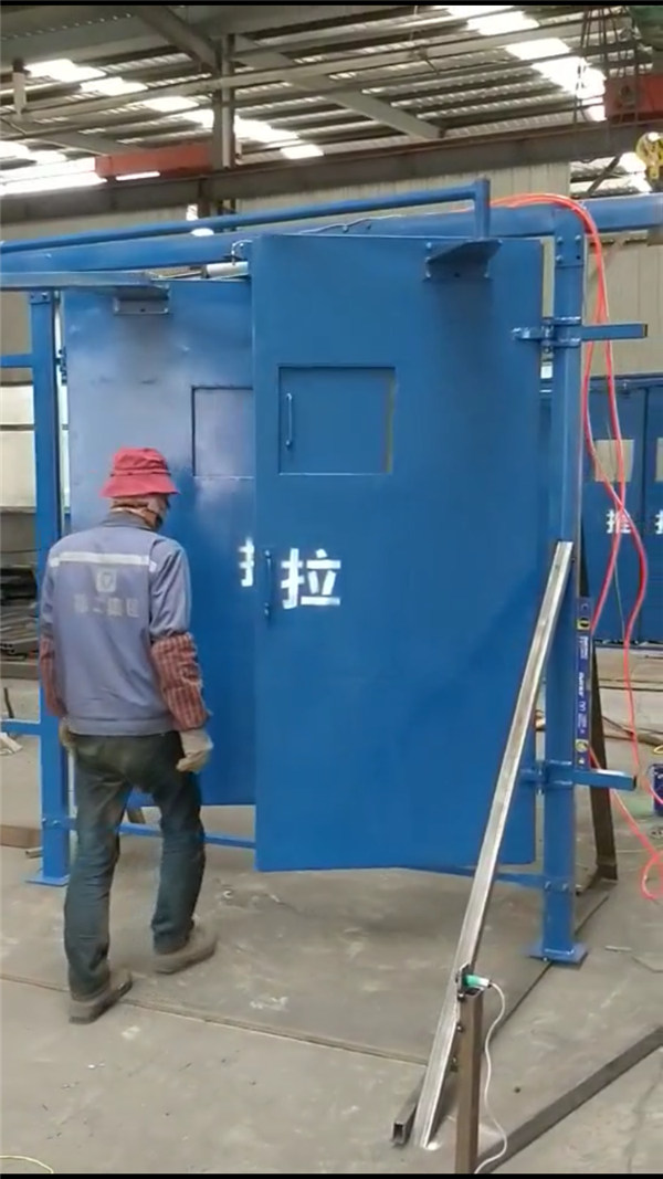 矿用全自动风门,无压风门,气动风门,矿用风门 . 矿用全自动风门简介
